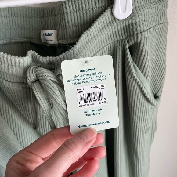Tommy John Women’s Brushed Ribbed Jogger Lounge Set - Sage Green - Small - NWT - Picture 11 of 14